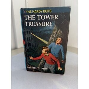 HARDY BOYS Vintage 1959 'The Tower Treasure' Franklin W Dixon Series 1 Hardcover
